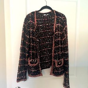 Casual long sleeve button up sweater